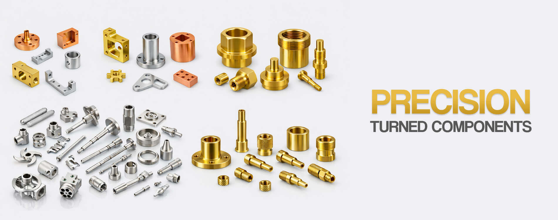 Precision Turned Component Slide Banner
